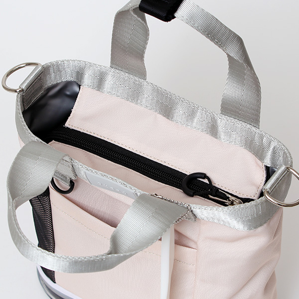 ミニトート ゴルフバッグ メンズ レディース ラウンドバッグ ゴルフ カートバッグ ペットボトル収納 自立 ベージュ 肌色 トート お散歩 スポーツ バッグ おしゃれ 小さめ 2way ファスナー かばん ブランド オケル(OKERU)