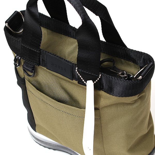 ミニトート ゴルフバッグ メンズ レディース ラウンドバッグ ゴルフ カートバッグ ペットボトル収納 自立 グリーン 緑色 トート お散歩 スポーツ バッグ おしゃれ 小さめ 2way ファスナー かばん ブランド オケル(OKERU)