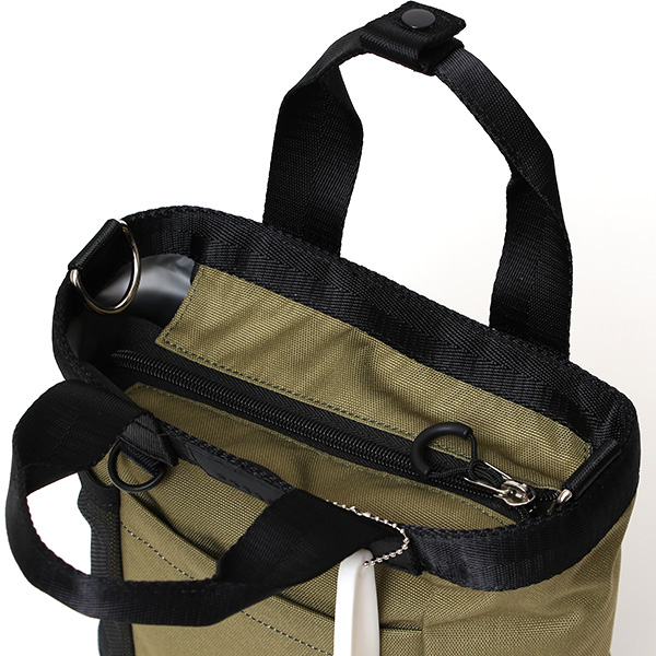 ミニトート ゴルフバッグ メンズ レディース ラウンドバッグ ゴルフ カートバッグ ペットボトル収納 自立 グリーン 緑色 トート お散歩 スポーツ バッグ おしゃれ 小さめ 2way ファスナー かばん ブランド オケル(OKERU)