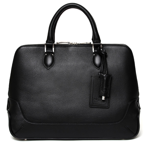 【約10営業日内に発送】ペッレ モルビダ(PELLE MORBIDA) シュリンクレザー ブリーフケース ブラック