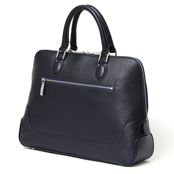 ペッレモルビダ バッグ メンズ ブリーフケース レザー ビジネスバッグ 日本製 ブランド 薄マチ 無地 ブルー ネイビー 青色 ブリーフバッグ 軽量 A4 PC収納 本革 国産 鞄 通勤 MB045 ペッレ モルビダ(PELLE MORBIDA)