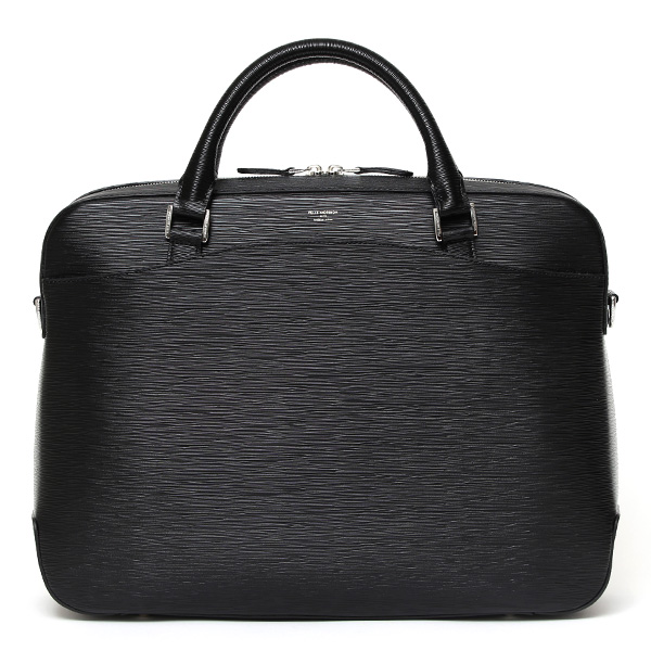 【約10営業日内に発送】ペッレ モルビダ(PELLE MORBIDA) エピレザー ブリーフバッグ ブラック