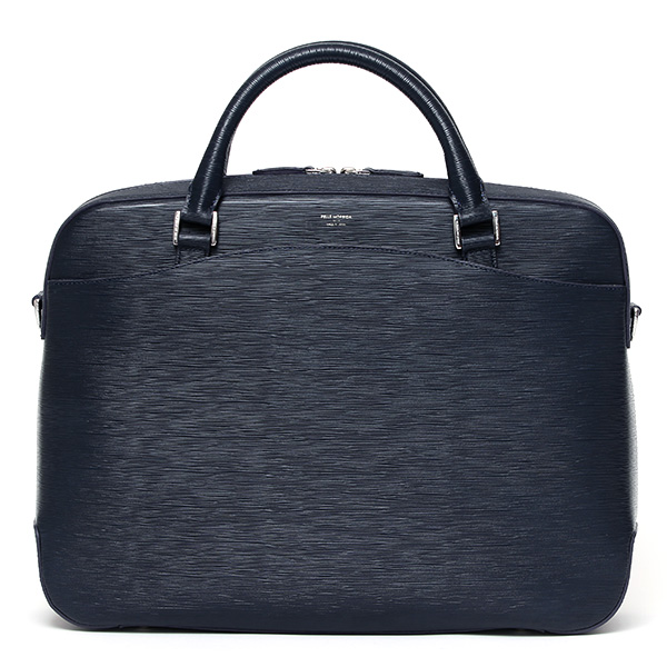 【約10営業日内に発送】ペッレ モルビダ(PELLE MORBIDA) エピレザー ブリーフバッグ ネイビー