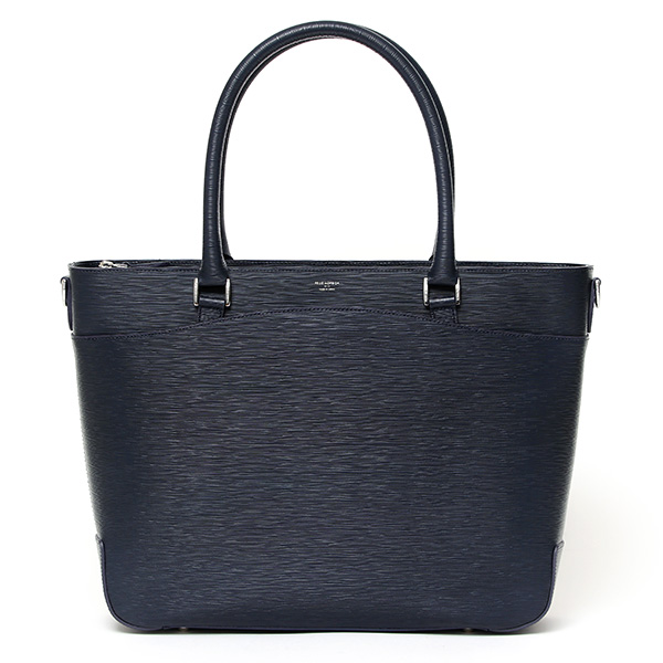 【約10営業日内に発送】ペッレ モルビダ(PELLE MORBIDA) エピレザー トートバッグ ネイビー