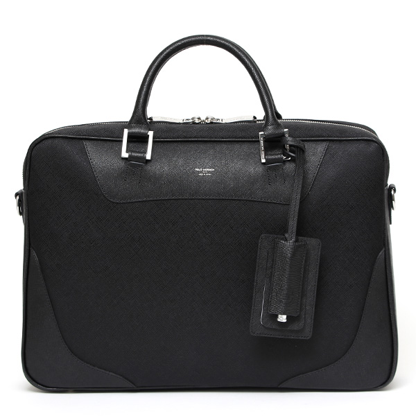 ペッレ モルビダ(PELLE MORBIDA) リモンタナイロン ブリーフケース ブラック/ブラック
