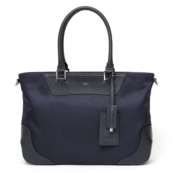 ペッレ モルビダ(PELLE MORBIDA) リモンタナイロン トートバッグ ネイビー/ネイビー