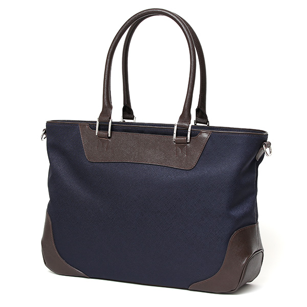  ペッレモルビダ トートバッグ メンズ ナイロン 本革 国産 ブランド おしゃれ トート ショルダーベルト ブルー ネイビー 青色 リモンタ ナイロン 軽量 A4 PC タブレット 収納 レザー 鞄 ペッレ モルビダ(PELLE MORBIDA)