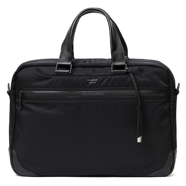 ペッレ モルビダ(PELLE MORBIDA) ハイドロフォイル ブリーフバッグ ブラック