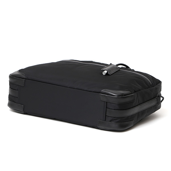 ペッレモルビダ ハイドロフォイル ブリーフバッグ メンズ ブリーフケース ビジネスバッグ ブランド 日本製 ブラック 黒 黒色 PC収納 ナイロン ショルダー ベルト 付き 革 通勤 通学 HYD001 ペッレ モルビダ(PELLE MORBIDA)