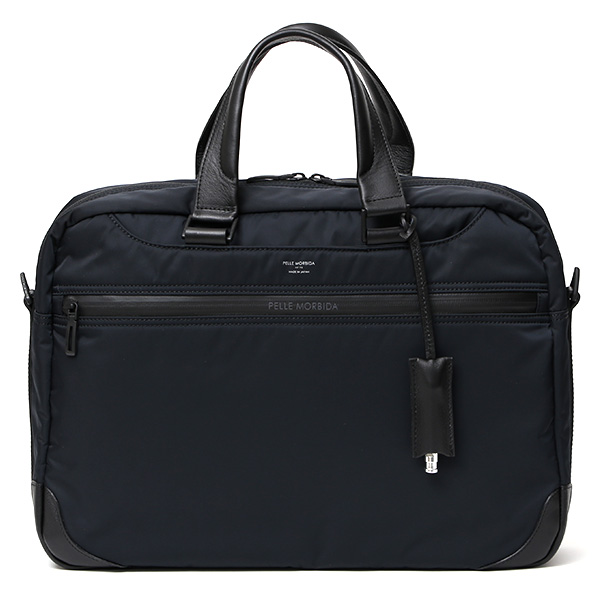 ペッレ モルビダ(PELLE MORBIDA) ハイドロフォイル ブリーフバッグ ネイビー