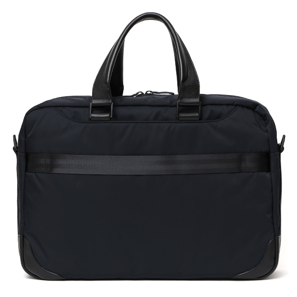 ペッレモルビダ ハイドロフォイル ブリーフバッグ メンズ ブリーフケース ビジネスバッグ ブランド 日本製 ブルー ネイビー 青色 PC収納 ナイロン ショルダー ベルト 付き 革 通勤 通学 HYD001 ペッレ モルビダ(PELLE MORBIDA)