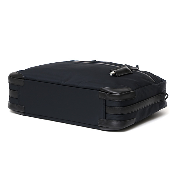 ペッレモルビダ ハイドロフォイル ブリーフバッグ メンズ ブリーフケース ビジネスバッグ ブランド 日本製 ブルー ネイビー 青色 PC収納 ナイロン ショルダー ベルト 付き 革 通勤 通学 HYD001 ペッレ モルビダ(PELLE MORBIDA)