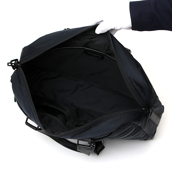 ペッレモルビダ ハイドロフォイル ブリーフバッグ メンズ ブリーフケース ビジネスバッグ ブランド 日本製 ブルー ネイビー 青色 PC収納 ナイロン ショルダー ベルト 付き 革 通勤 通学 HYD001 ペッレ モルビダ(PELLE MORBIDA)