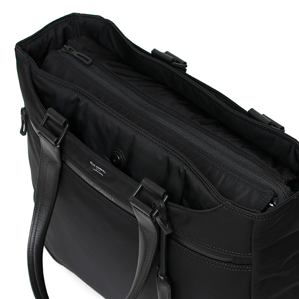 ビジネストート ブランド メンズ トート ナイロン 日本製 ソロテックス オフィスカジュアル おしゃれ 鞄 革 ブラック 黒 黒色 男性 プレゼント ギフト 30代 40代 通勤 HYD004 ハイドロフォイル ペッレ モルビダ(PELLE MORBIDA)