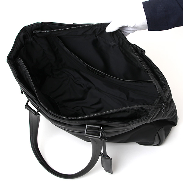 ビジネストート ブランド メンズ トート ナイロン 日本製 ソロテックス オフィスカジュアル おしゃれ 鞄 革 ブラック 黒 黒色 男性 プレゼント ギフト 30代 40代 通勤 HYD004 ハイドロフォイル ペッレ モルビダ(PELLE MORBIDA)