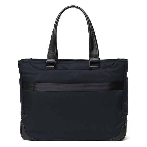 ビジネストート ブランド メンズ トート ナイロン 日本製 ソロテックス オフィスカジュアル おしゃれ 鞄 革 ブルー ネイビー 青色 男性 プレゼント ギフト 30代 40代 通勤 HYD004 ハイドロフォイル ペッレ モルビダ(PELLE MORBIDA)