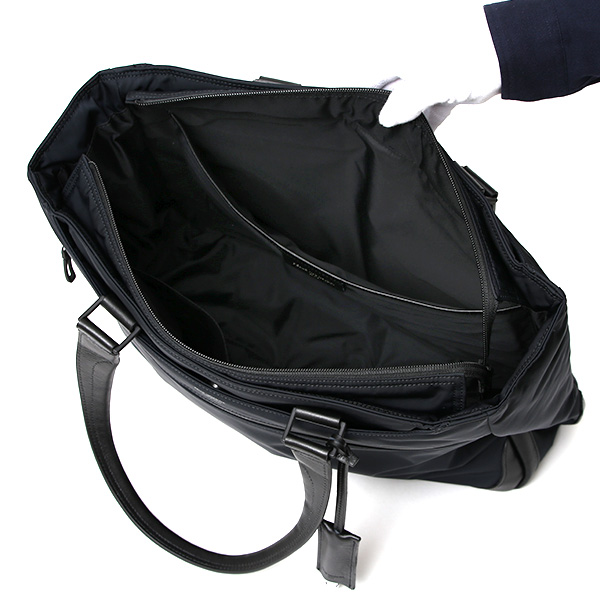 ビジネストート ブランド メンズ トート ナイロン 日本製 ソロテックス オフィスカジュアル おしゃれ 鞄 革 ブルー ネイビー 青色 男性 プレゼント ギフト 30代 40代 通勤 HYD004 ハイドロフォイル ペッレ モルビダ(PELLE MORBIDA)