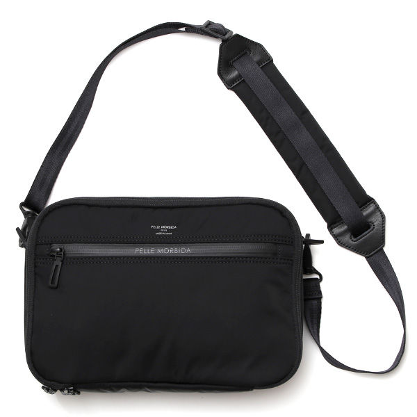 ペッレ モルビダ(PELLE MORBIDA) ハイドロフォイル ショルダーバッグ ブラック
