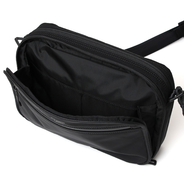  ショルダーバッグ ペッレモルビダ ブランド メンズ ナイロン 日本製 サコッシュ 斜め掛け A5サイズ ブラック 黒 黒色 レディース クラッチ バッグインバッグ 鞄 抗菌 防シワ HYD010 ペッレ モルビダ(PELLE MORBIDA)