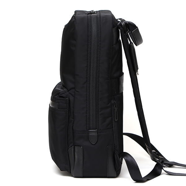 ビジネスリュック バックパック メンズ リュック ナイロン デイパック ブランド 日本製 オフィス おしゃれ ブラック 黒 黒色 ソロテックス 軽量 大容量 通勤 出張 鞄 ハイドロフォイル HYD011 ペッレ モルビダ(PELLE MORBIDA)