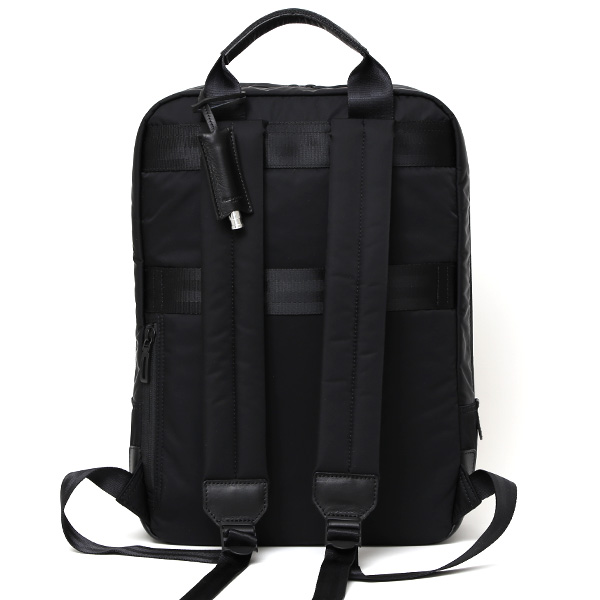 ビジネスリュック バックパック メンズ リュック ナイロン デイパック ブランド 日本製 オフィス おしゃれ ブラック 黒 黒色 ソロテックス 軽量 大容量 通勤 出張 鞄 ハイドロフォイル HYD011 ペッレ モルビダ(PELLE MORBIDA)