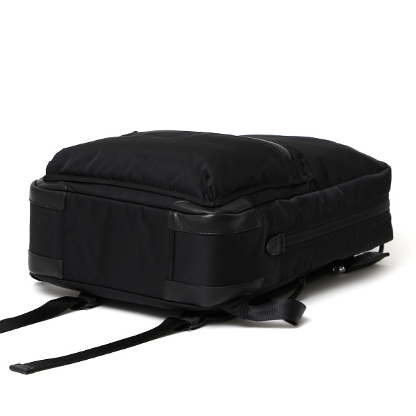 ビジネスリュック バックパック メンズ リュック ナイロン デイパック ブランド 日本製 オフィス おしゃれ ブラック 黒 黒色 ソロテックス 軽量 大容量 通勤 出張 鞄 ハイドロフォイル HYD011 ペッレ モルビダ(PELLE MORBIDA)