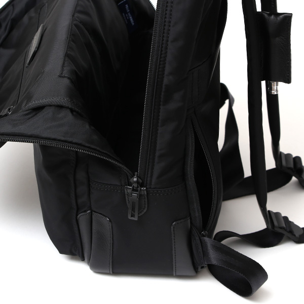 ビジネスリュック バックパック メンズ リュック ナイロン デイパック ブランド 日本製 オフィス おしゃれ ブラック 黒 黒色 ソロテックス 軽量 大容量 通勤 出張 鞄 ハイドロフォイル HYD011 ペッレ モルビダ(PELLE MORBIDA)