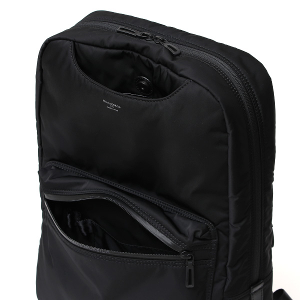 ビジネスリュック バックパック メンズ リュック ナイロン デイパック ブランド 日本製 オフィス おしゃれ ブラック 黒 黒色 ソロテックス 軽量 大容量 通勤 出張 鞄 ハイドロフォイル HYD011 ペッレ モルビダ(PELLE MORBIDA)