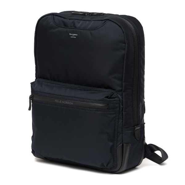  ビジネスリュック バックパック メンズ リュック ナイロン デイパック ブランド 日本製 オフィス おしゃれ ブルー ネイビー 青色 ソロテックス 軽量 大容量 通勤 出張 鞄 ハイドロフォイル HYD011 ペッレ モルビダ(PELLE MORBIDA)