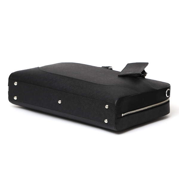 ペッレモルビダ ブリーフケース 本革 メンズ ビジネスバッグ ブリーフバッグ ショルダーベルト 付き ブラック 黒 黒色 PC収納 おしゃれ プレゼント 日本製 ブランド キャピターノ CA013A ペッレ モルビダ(PELLE MORBIDA)