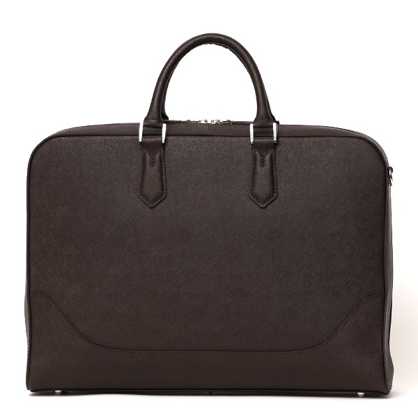 ペッレモルビダ ブリーフケース 本革 メンズ ビジネスバッグ ブリーフバッグ ショルダーベルト 付き ダークブラウン ブラウン 茶 茶色 PC収納 おしゃれ プレゼント 日本製 ブランド キャピターノ CA013A ペッレ モルビダ(PELLE MORBIDA)