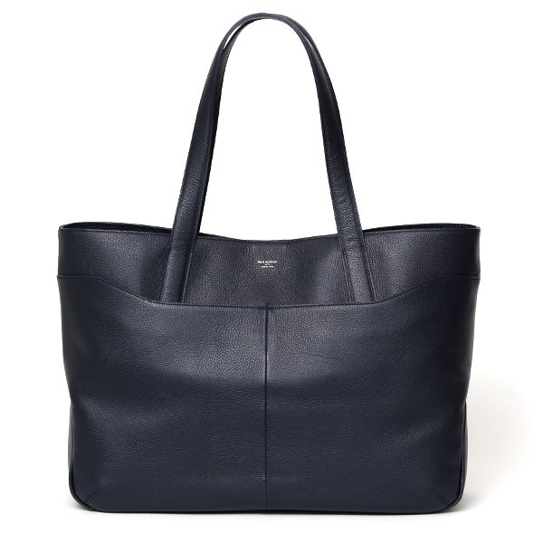 ペッレ モルビダ(PELLE MORBIDA) レザートートバッグ ネイビー