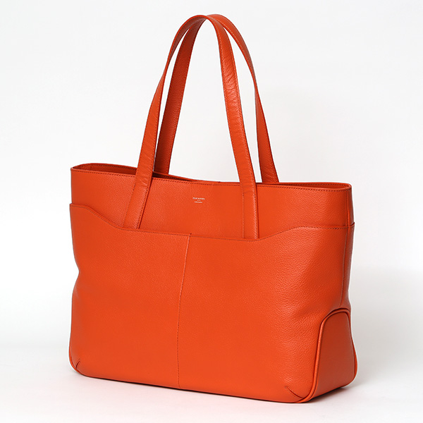  ペッレモルビダ レザー トートバッグ メンズ レディース トート 本革 シンプル ビジネストート 大容量 鞄 オレンジ 橙色 おしゃれ 30代 40代 ギフト プレゼント 通勤 通学 ブランド ST009T ペッレ モルビダ(PELLE MORBIDA)