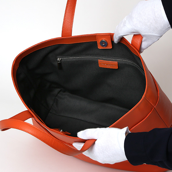  ペッレモルビダ レザー トートバッグ メンズ レディース トート 本革 シンプル ビジネストート 大容量 鞄 オレンジ 橙色 おしゃれ 30代 40代 ギフト プレゼント 通勤 通学 ブランド ST009T ペッレ モルビダ(PELLE MORBIDA)