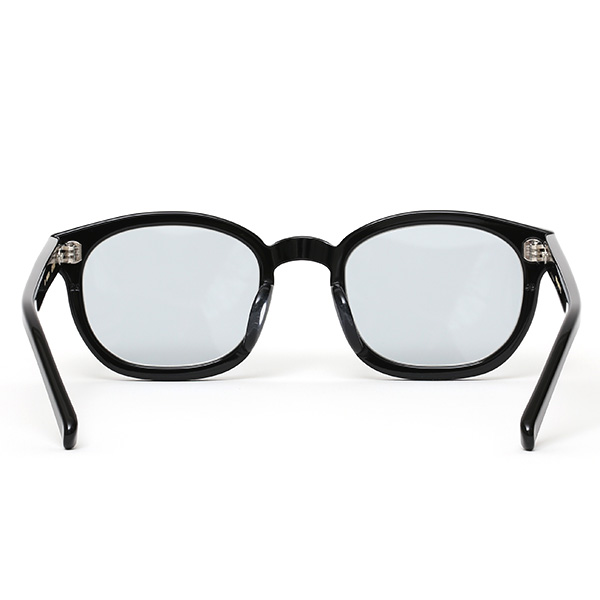  サングラス メンズ 日本 ブランド 薄い 色 レンズ ブラック 黒 黒色 パリジャン ウェリントン フレンチビンテージ 黒縁 オシャレ 国産 鯖江 日本製 高級 手磨き ハンドメイド プレゼント ギフト QWON クヲン クオン MATSOUA マツワ Sunglass