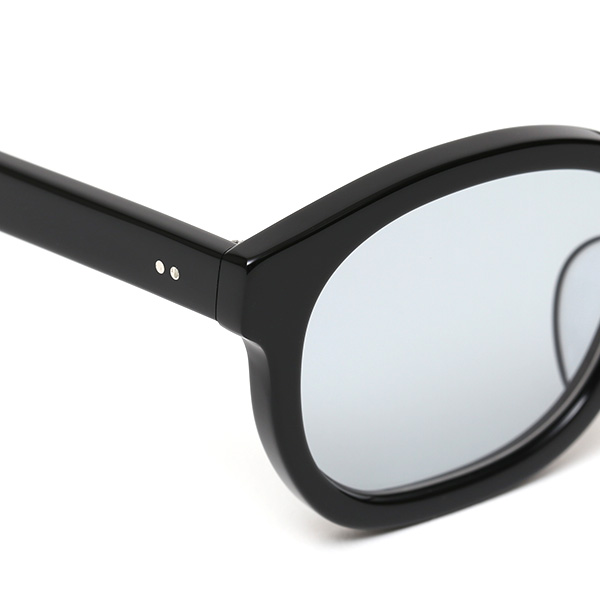  サングラス メンズ 日本 ブランド 薄い 色 レンズ ブラック 黒 黒色 パリジャン ウェリントン フレンチビンテージ 黒縁 オシャレ 国産 鯖江 日本製 高級 手磨き ハンドメイド プレゼント ギフト QWON クヲン クオン MATSOUA マツワ Sunglass