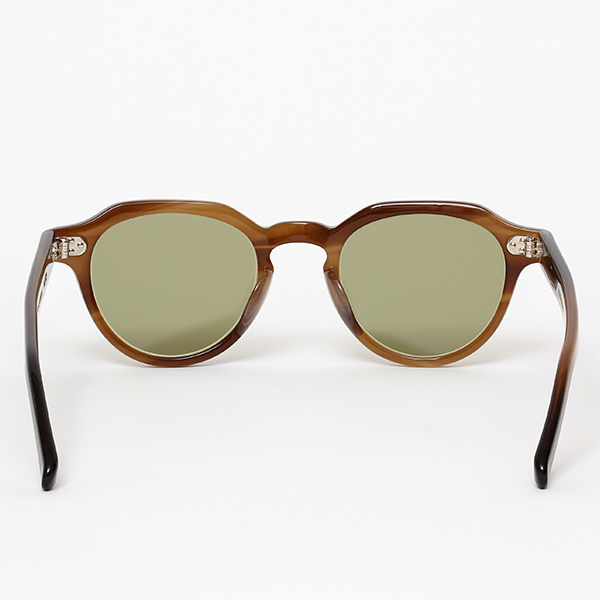  サングラス メンズ 日本 ブランド 薄い 色 レンズ ブラウン 茶 茶色 クラウンパント ボストン フレンチビンテージ 黒縁 オシャレ 国産 鯖江 日本製 高級 手磨き ハンドメイド プレゼント ギフト QWON クヲン クオン MOURLOT ムルロ Sunglass