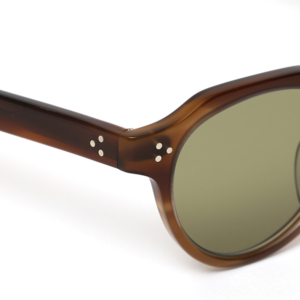  サングラス メンズ 日本 ブランド 薄い 色 レンズ ブラウン 茶 茶色 クラウンパント ボストン フレンチビンテージ 黒縁 オシャレ 国産 鯖江 日本製 高級 手磨き ハンドメイド プレゼント ギフト QWON クヲン クオン MOURLOT ムルロ Sunglass