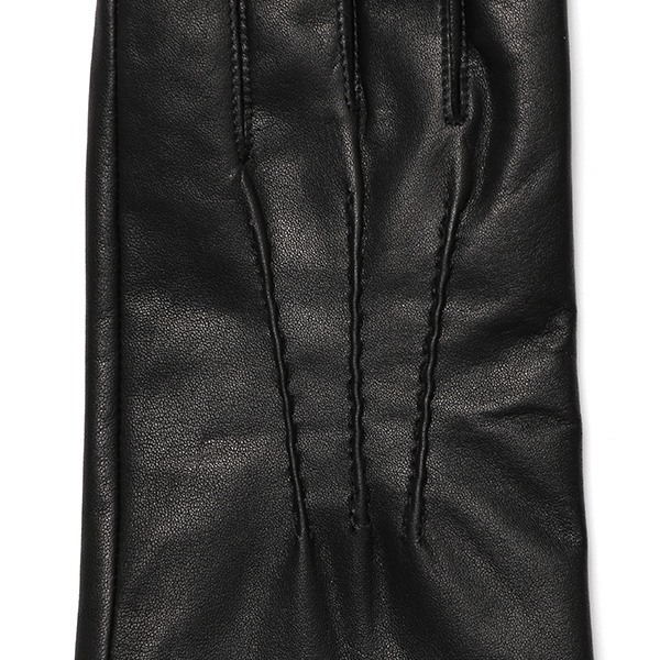  佐々木手袋 日本製 牛革 レザー メンズ 手袋 スマートフォン対応 ブラック 黒 黒色 防寒 革手袋 本革 国産 オールレザー 化粧箱付き スマホ対応 タッチパネル 操作可能 高級 おしゃれ プレゼント 男性 大人 通勤 三本山 経年変化 味わい 暖かい