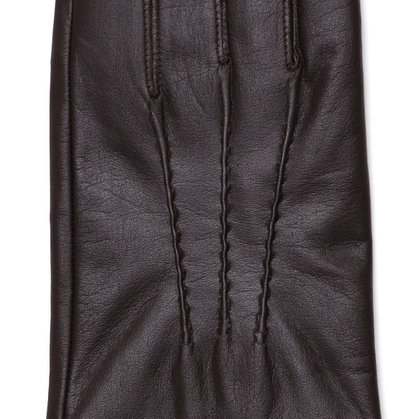  佐々木手袋 日本製 牛革 レザー メンズ 手袋 スマートフォン対応 ダークブラウン ブラウン 茶 茶色 防寒 革手袋 本革 国産 オールレザー 化粧箱付き スマホ対応 タッチパネル 操作可能 高級 おしゃれ プレゼント 男性 大人 通勤 三本山 経年変化 味わい 暖かい