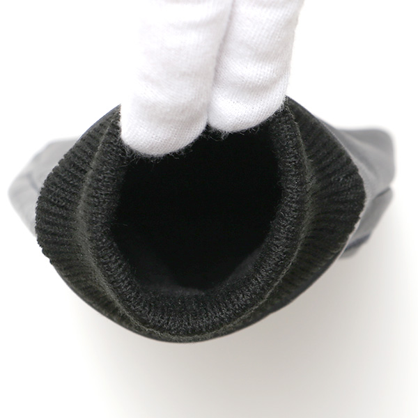  佐々木手袋 日本製 牛革 レザー メンズ 手袋 スマートフォン対応 ブルー ネイビー 青色 リブ付き カフス付き 防寒 革手袋 本革 国産 オールレザー 化粧箱付き スマホ対応 タッチパネル 操作可能 高級 おしゃれ プレゼント 男性 大人 通勤 三本山 暖かい