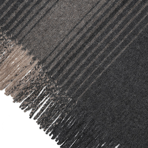 大判 マフラー ストール 130×200cm ブランド メンズ レディース ベビー アルパカ 100% 秋冬 厚手 ブランケット ブラウン 茶 茶色 クリスマス プレゼント ギフト チェック 無地 Silkeborg Plaids(シルケボープレード)