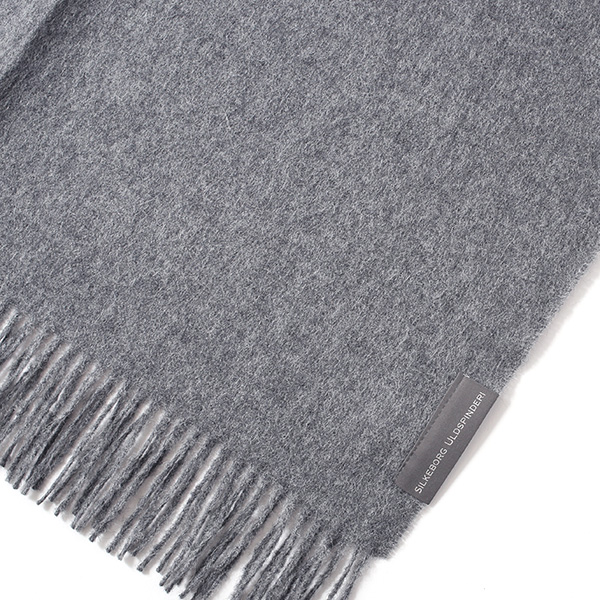  大判 マフラー ストール 130×200cm ブランド メンズ レディース ベビー アルパカ 100％ 秋冬 厚手 ブランケット グレー グレイ 灰色 クリスマス プレゼント ギフト チェック  無地 Silkeborg Plaids(シルケボープレード)