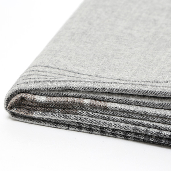  大判 マフラー ストール 130×200cm ブランド メンズ レディース ベビー アルパカ 100％ 秋冬 厚手 ブランケット グレー グレイ 灰色 クリスマス プレゼント ギフト チェック  無地 Silkeborg Plaids(シルケボープレード)