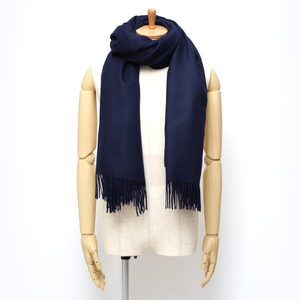  大判 マフラー ストール 130×200cm ブランド メンズ レディース ベビー アルパカ 100％ 秋冬 厚手 ブランケット ブルー ネイビー 青色 クリスマス プレゼント ギフト チェック  無地 Silkeborg Plaids(シルケボープレード)