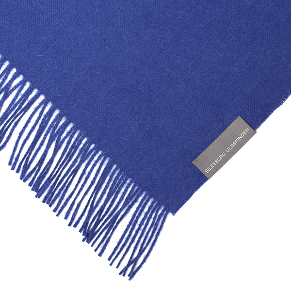  大判 マフラー ストール 130×200cm ブランド メンズ レディース ベビー アルパカ 100％ 秋冬 厚手 ブランケット ブルー ネイビー 青色 クリスマス プレゼント ギフト チェック  無地 Silkeborg Plaids(シルケボープレード)