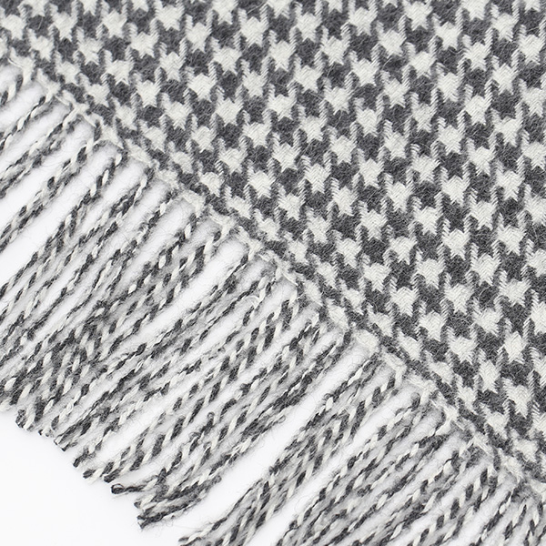  マフラー メンズ レディース ブランド ベビー アルパカ 100％ 大判 ストール 北欧 おしゃれ 柄 ブラック 黒 黒色 男性 女性 厚手 チェック 無地 シンプル プレゼント ギフト 贈り物  Silkeborg Plaids(シルケボープレード)