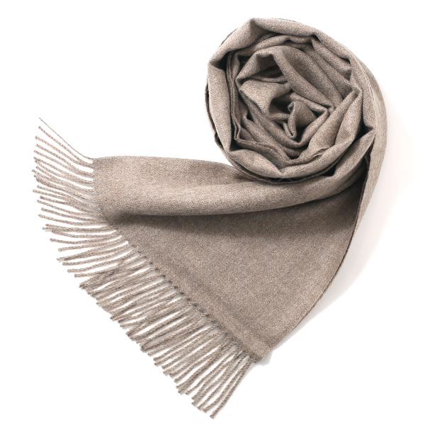 シルケボープレード 60×200cm ベビーアルパカストール ライトブラウン