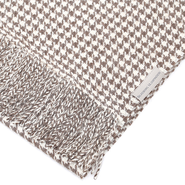  マフラー メンズ レディース ブランド ベビー アルパカ 100％ 大判 ストール 北欧 おしゃれ 柄 ブラウン 茶 茶色 男性 女性 厚手 チェック 無地 シンプル プレゼント ギフト 贈り物  Silkeborg Plaids(シルケボープレード)