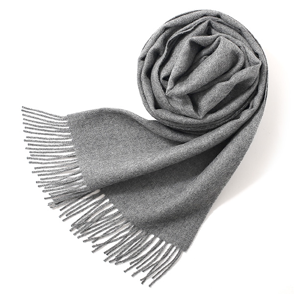 シルケボープレード 60×200cm ベビーアルパカストール グレー